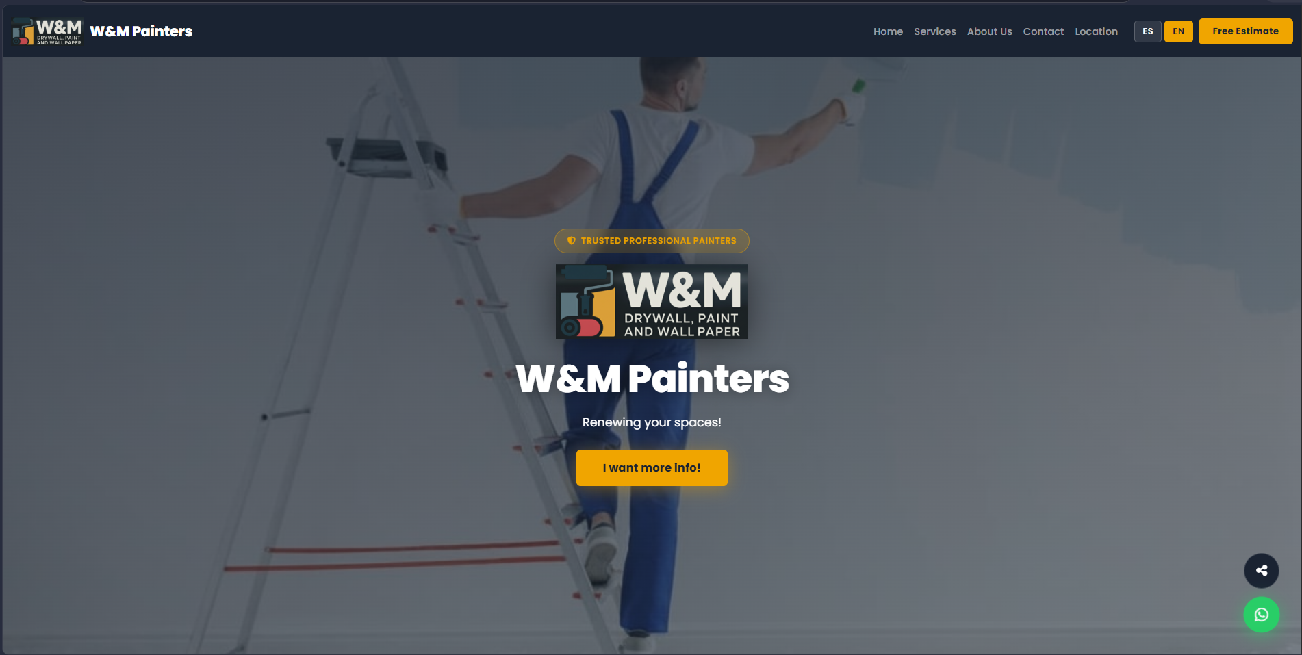 W&M Painters - Landing